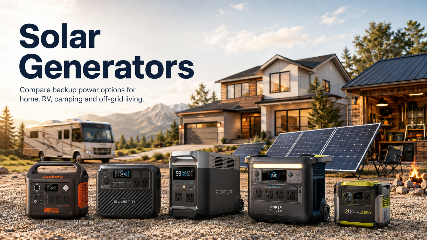 Solar generator illustration